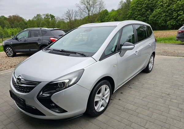 Opel Zafira cena 31500 przebieg: 160000, rok produkcji 2012 z Żary małe 191